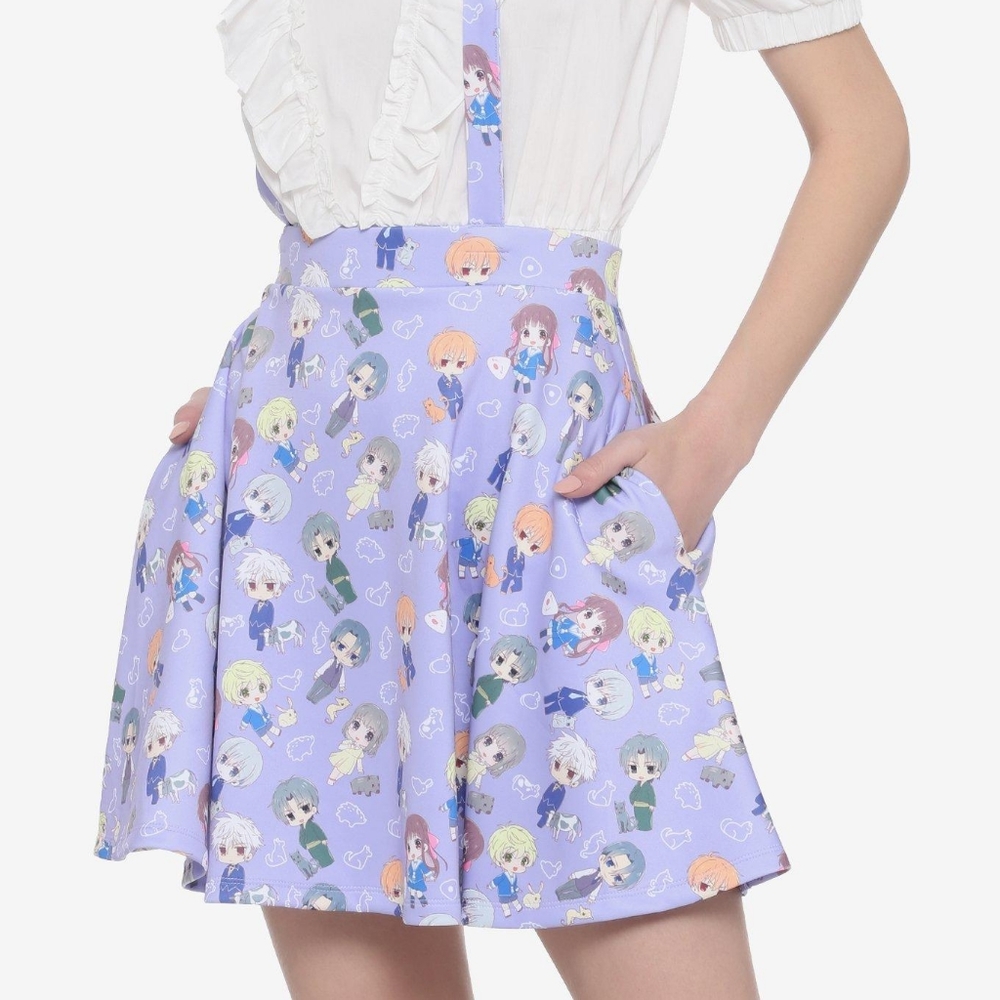 HOT TOPIC x Fruits Basket Suspender Skirt